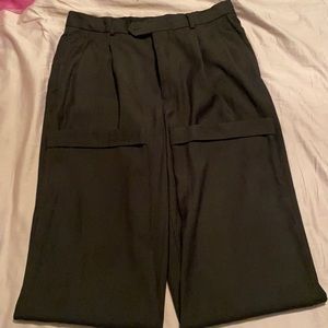 MENS Stafford Black Dress Pants